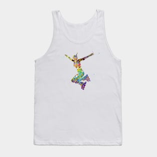 Roller skating girl Tank Top